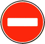 Знак 3.1 Въезд запрещен