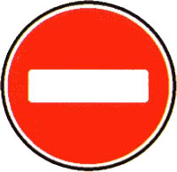 Знак 3.1 «въезд запрещен»