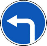 Знак 4.1.3 Движение налево
