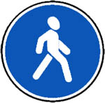 Знак 4.5.1 Пешеходная дорожка