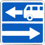 Знак 5.13.1 Выезд на дорогу с полосой для маршрутных транспортных средств